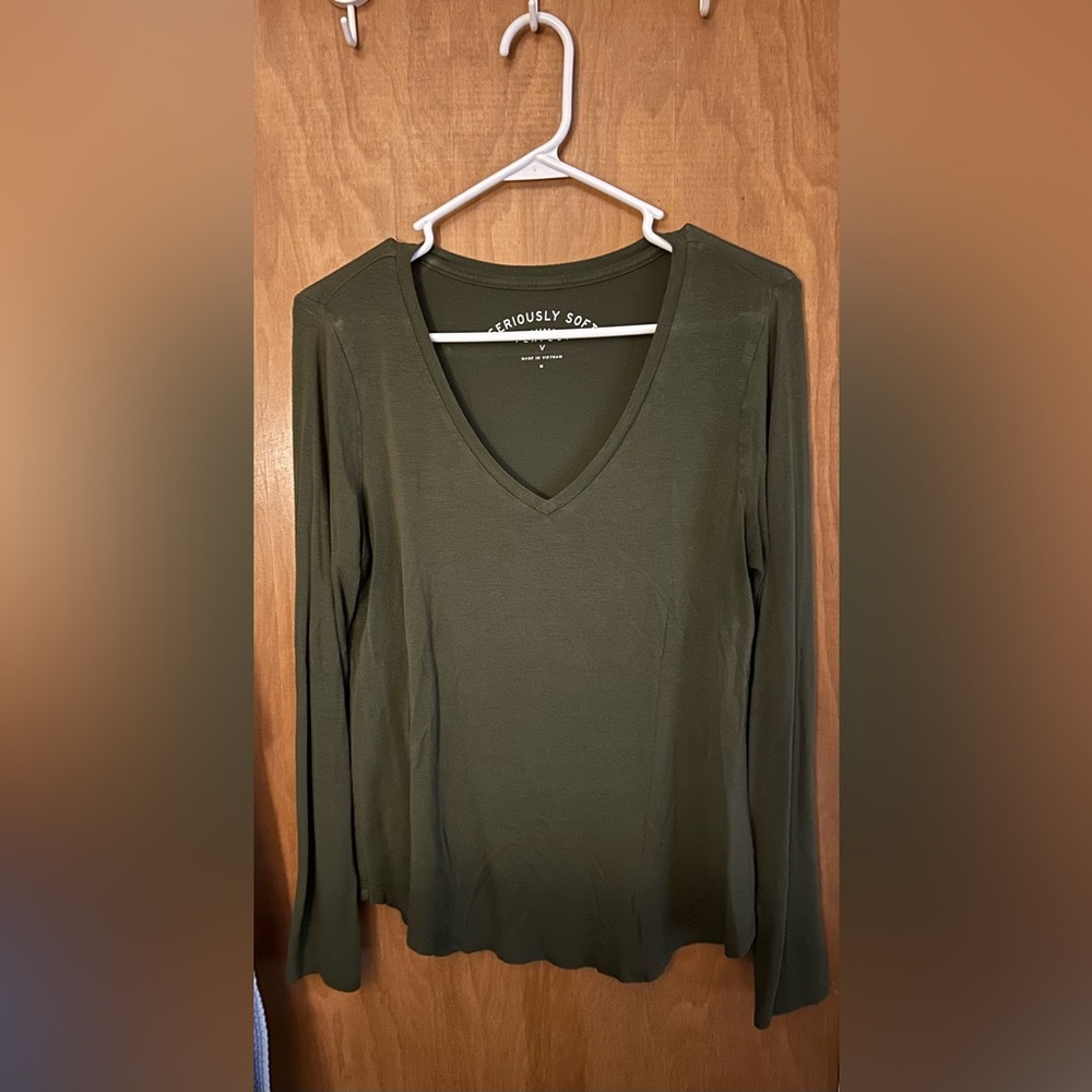 Green V Neck from AERO